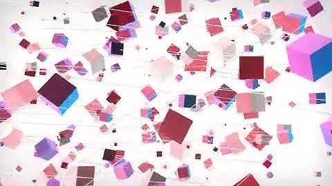 Floating Cubes Animation Motion Background Stock Video Footage Free For Editing