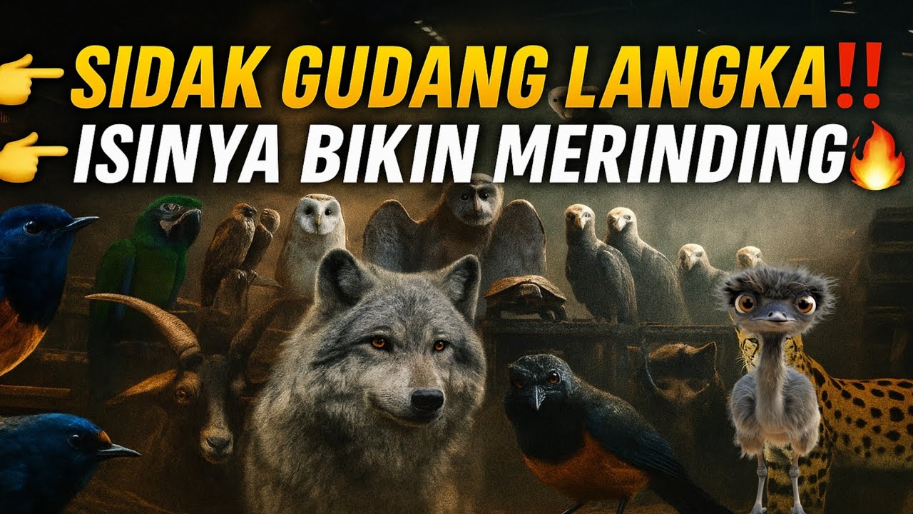 SIDAK LAGI‼️ GUDANG BURUNG DAN HEWAN LANGKA DI PASAR PRAMUKA BIKIN MERINDING!