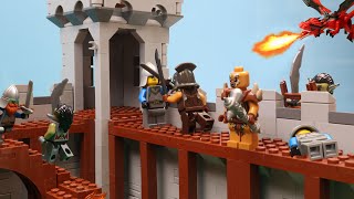 Lego Castle &quot;Battle of the Lion Kingdom&quot; Stop Motion Animation