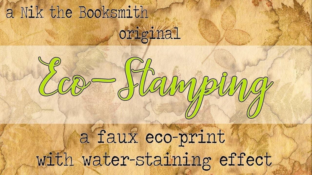 Eco-Stamping/Water-staining Technique Course Info papercraft templates gundam