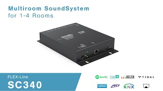 Multiroom SoundSystem for 4 Rooms | Streamer, Audioplayer und Amplifier | trivum FLEX-Line SC340 screenshot 5