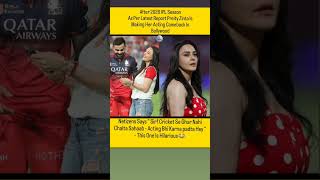 features actress and Punjab Kings co-owner Preity Zinta interacting with ## shotr vit