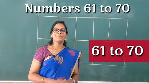 Learn to write numbers 61 to 70 /Teach kids to write numbers online 61 to 70 /Diana