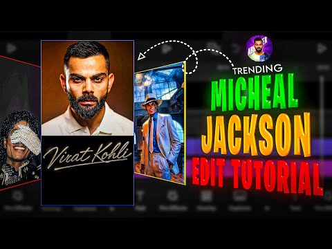 Trending Micheal Jackson Style Editing Tutorial 🗿🔥 || Edit Cricket Shorts Like Me || ABHISHEK