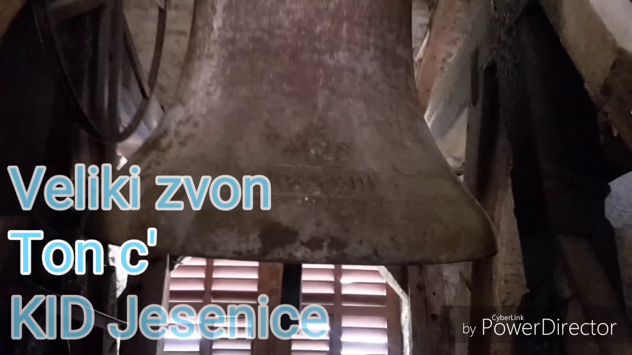 Zvonenje vsih štiri zvonov iz zvonika župnijske cerkve Svete Marije Magdalene Štrigova