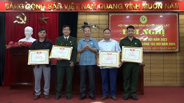 HỘI CCB HUYỆN NGỌC LẶC TỔ CHỨC HỘI NGHỊ TỔNG KẾT CÔNG TÁC HỘI NĂM 2023.