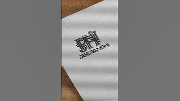 Deepanshi name logo🔥🔥comment your name #shorts #ytshortsindia #namelogodesign #nameart