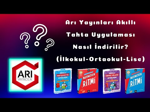 Arı Yayınları Akıllı Tahta Uygulaması Nasıl İndirilir? (İlkokul-Ortaokul-Lise)