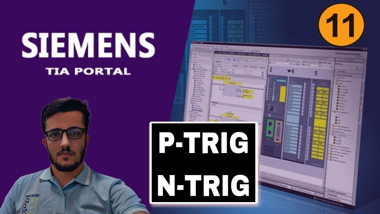 11: كورس tia portal استخدام (P_TRIG, N_TRIG) في PLC S7-1200 احتراف كورس PLC