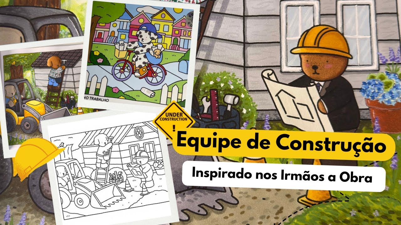 INSPIRAÇÃO PARA COLORIR BOBBIE GOODS | EQUIPE DE CONSTRUÇAO. 