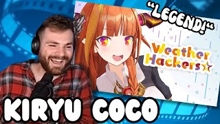 G.O.T Games REACTS to Weather Hackers☆ (Kiryu Coco Original Song)!