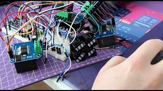 Flip-Dot display prototype in action!