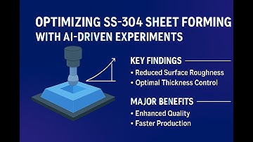 Smart Manufacturing Breakthrough: Optimizing SS 304 Forming with AI Driven Experiments
