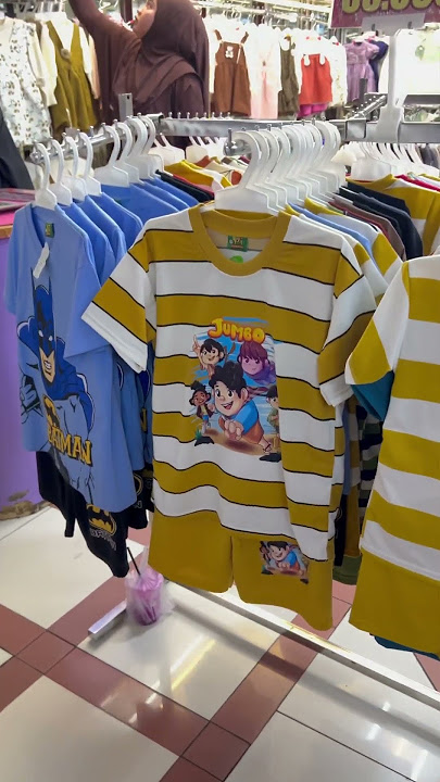 baju anak setelan gambar nya #labubu #jumbo #batman #bajuanak #setelanmurah