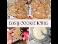 Easy cookie icing | Glazura pentru fursecuri