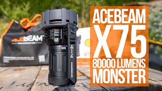 AceBeam X75: 80,000 Lumen Monster for When You Need ALL The Light