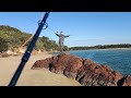 Garry hambly casting 9ips south pacific strikenset fly line at red rock nsw