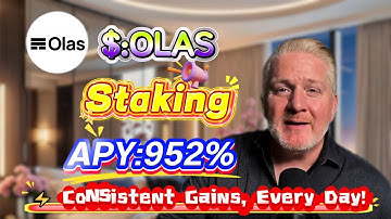 ⚡ Crypto Goldmine! Earned $2,600 in 2 Days Staking OLAS – 900%+ APY Super Stable Project! 🔥