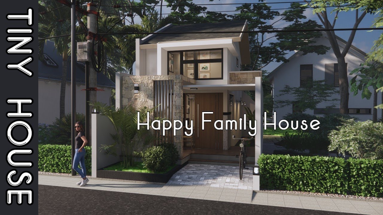 Amazing Small House! Save Land Maximize Space 3x8 meters (24 sqm) 3 beds