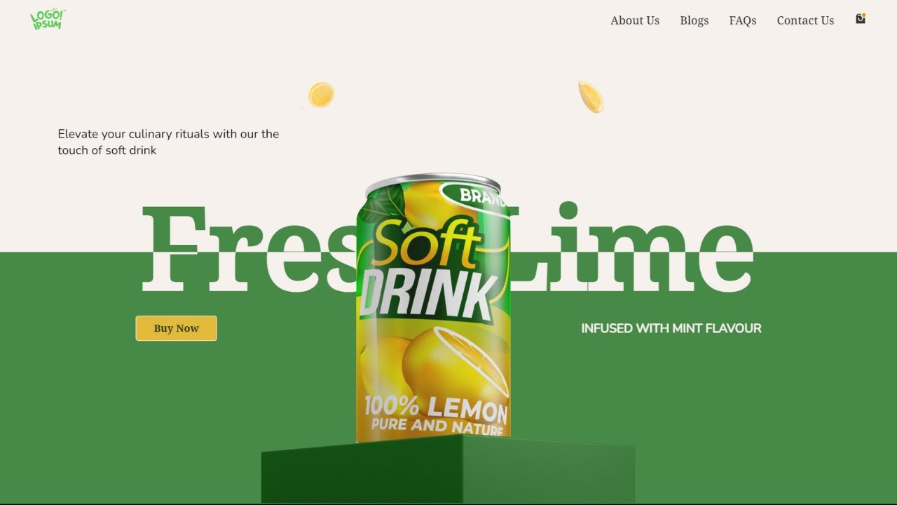 How To Make Animated Website Design Using HTML And CSS Step By Step ...