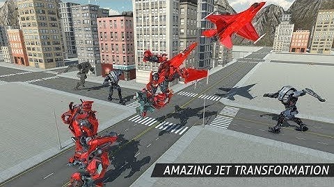 Air Robot Transformation war | Flying Robot Transforming Plane | Android Gameplay HD