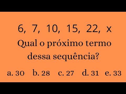 Questão sobre Sequência Numérica: COPEVE - UFAL - Administrador