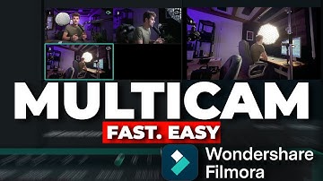 Multicam Edit Done EASY - Filmora 14!