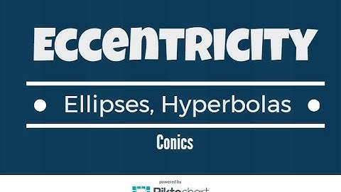 What does Eccentricity Of Ellipses And Hyperbolas mean?