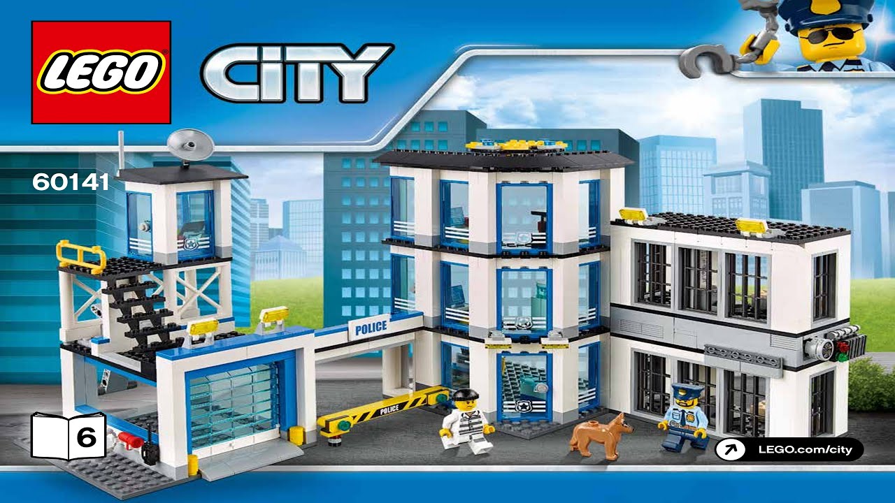 LEGO instructions - City - Police - 60141 - Police Station (Book 6)