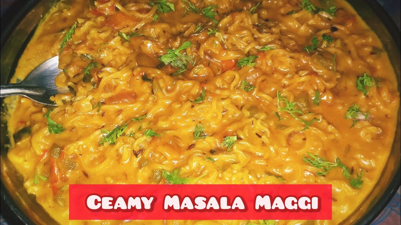Masala Maggi Recipe / Creamy Mayonnaise Maggi I Indian Style Vegetable
