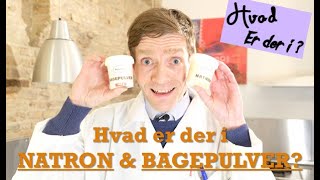 Dalset fintælling offer Hvad er der i natron og bagepulver af fødevareekspert Michael René -  Hvilken kemi er der i? - YouTube