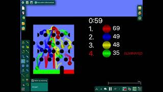 3 Minute Marble Race in Algodoo #algodoo  #marble  #marblerun   #marblerunrace #marblerace