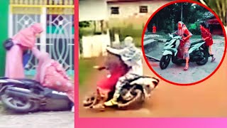 Beginikah.. Kalo Emak Emak Belajar Naik Motor