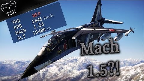 Mitsubishi T-2 Speed Test | FASTEST JET in War Thunder?! | Update 1.87 Dev Server