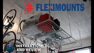 Fleximount Garage Rack installation and Review / Jon's DIY