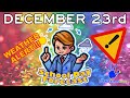 School Day Forecast - December 23, 2022 - DANGEROUS WIND CHILLS - ONLY 2 MORE DAYS TIL CHRISTMAS!