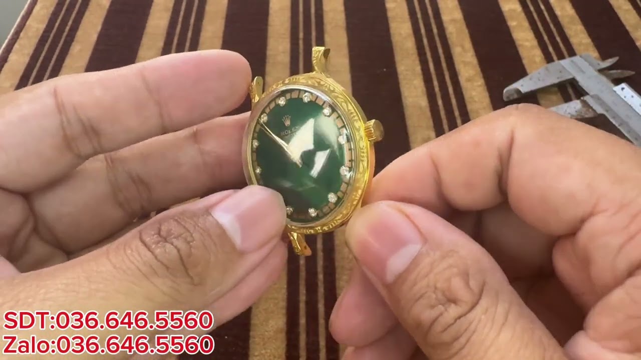 Vinh Đồng Hồ Ve Chai : ROLEX 18KGF Cơ Cổ Thuỵ Sĩ 