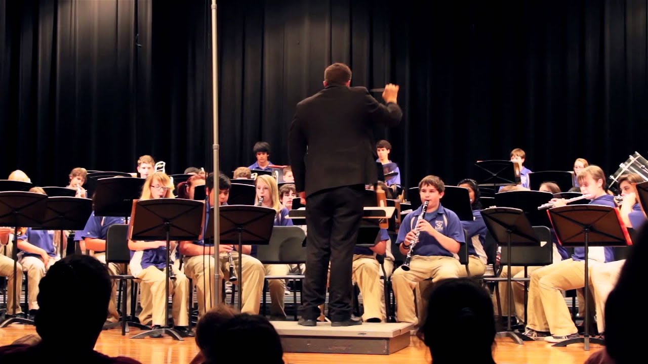 The Thompson Middle School Concert Band performs Integrity march YouTube