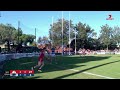 Rd 8 hostplus sanfl snapshot  norths lachlan grubb snaps it from boundary