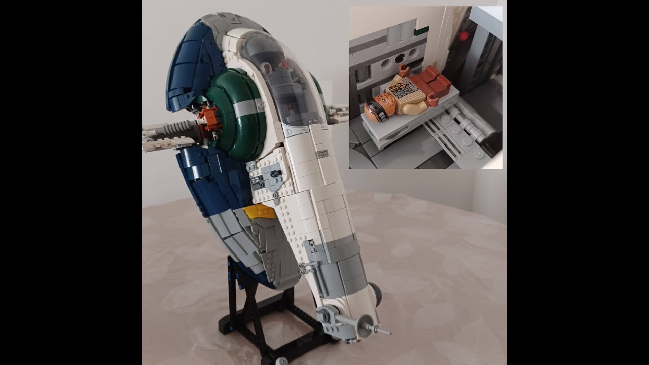 Lego STAR WARS : Modified UCS Jango Fett's Slave 1 (+ Interior !)