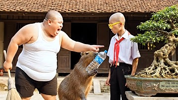 Hùng trọc đổ tội cho Capy tưới sting lên cây 1000 tỷ của bố Sơn và cái kết #shorts #capy