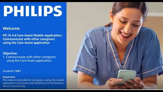 Communicate with other caregivers using the Care Assist application (PIC iX 4.4)