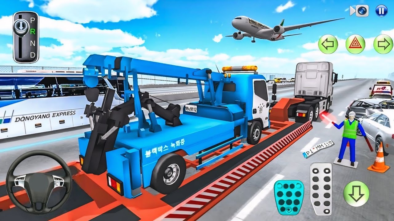 Transport Tow Truck to Highway Car Crashes - 3D Driving Class 2025 - Best Android Mobile Gameplay