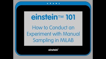 How to Run an Experiment with Manual Sampling with MiLAB