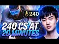 240 CS at 20 Minutes??? KNIGHT Lucian Mid is like NOTHING YOU'VE SEEN BEFORE!