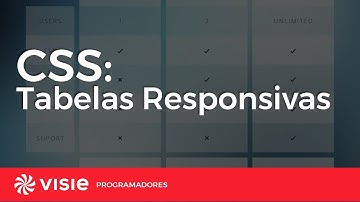 CSS: Tabelas Responsivas