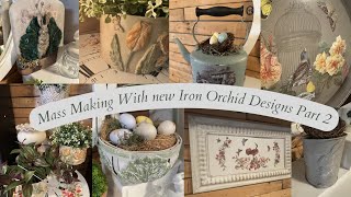 9 Thrift Store Makeovers | Mass Making with the New Iron Orchid Designs Spring Collection (Part 2)