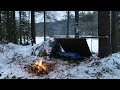 Solo Winter Bushcraft Camp