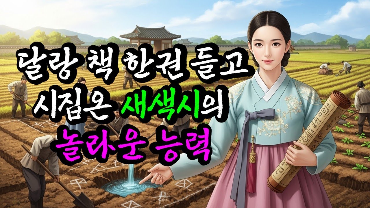 혼수로 달랑 책한권을 가지고 온 새색시의 놀라운 능력   야담  l이야기 l옛날이야기 l 민담