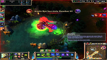 League Of Legends : Master Yi vs BoTs For Fun